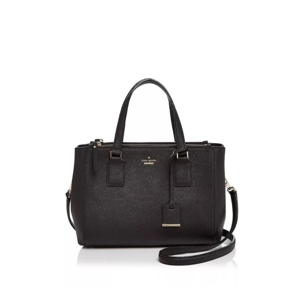 Kate Spade Black Leather Tote Bag